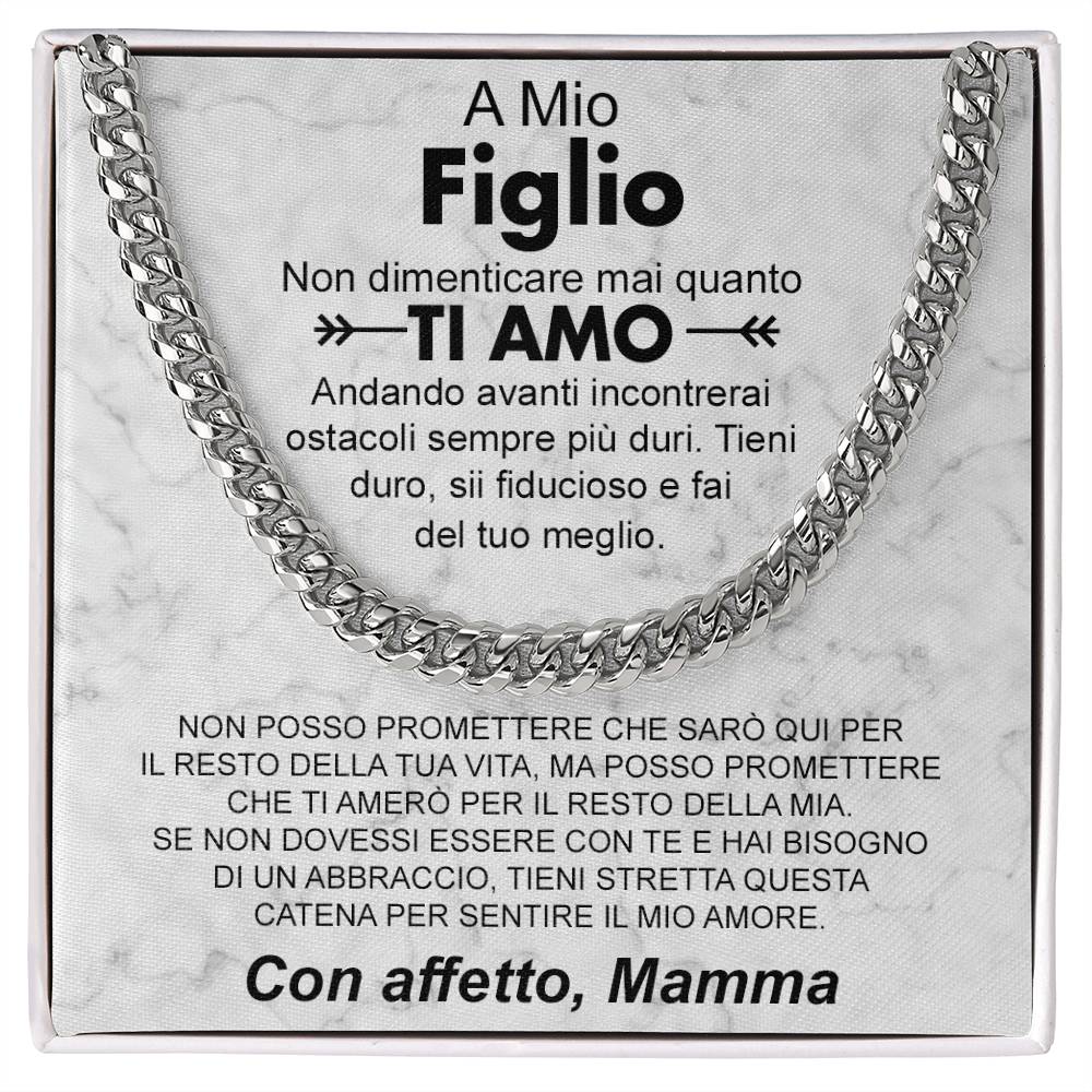 Collana da Uomo - A Mio Figlio, con Affetto Mamma