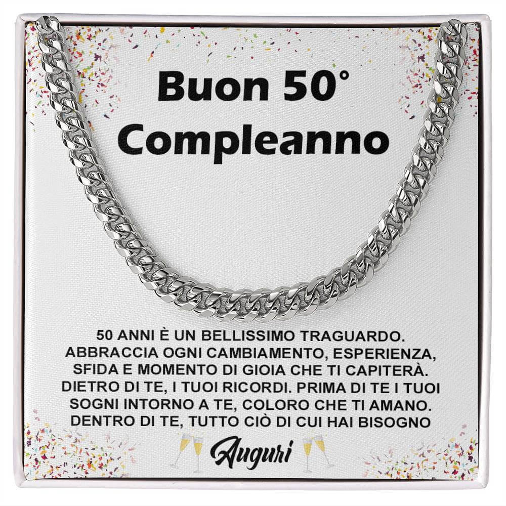 Collana Uomo - Compleanno 50 anni.