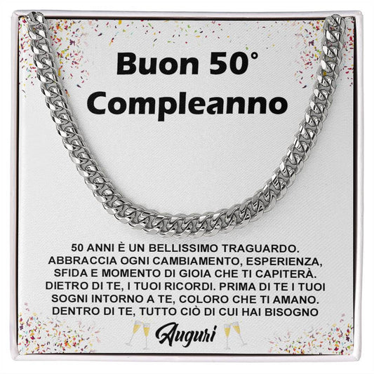Collana Uomo - Compleanno 50 anni.