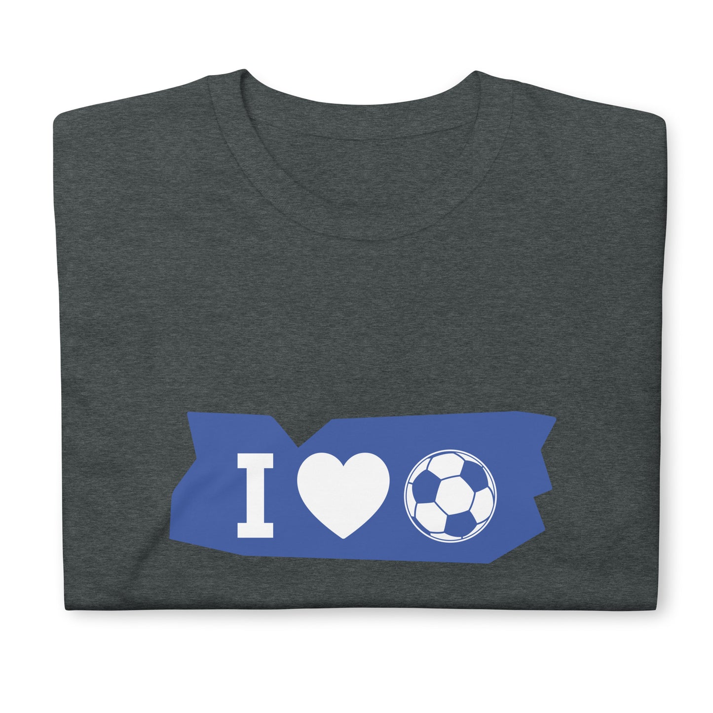 Maglietta unisex a maniche corte I LOVE CALCIO