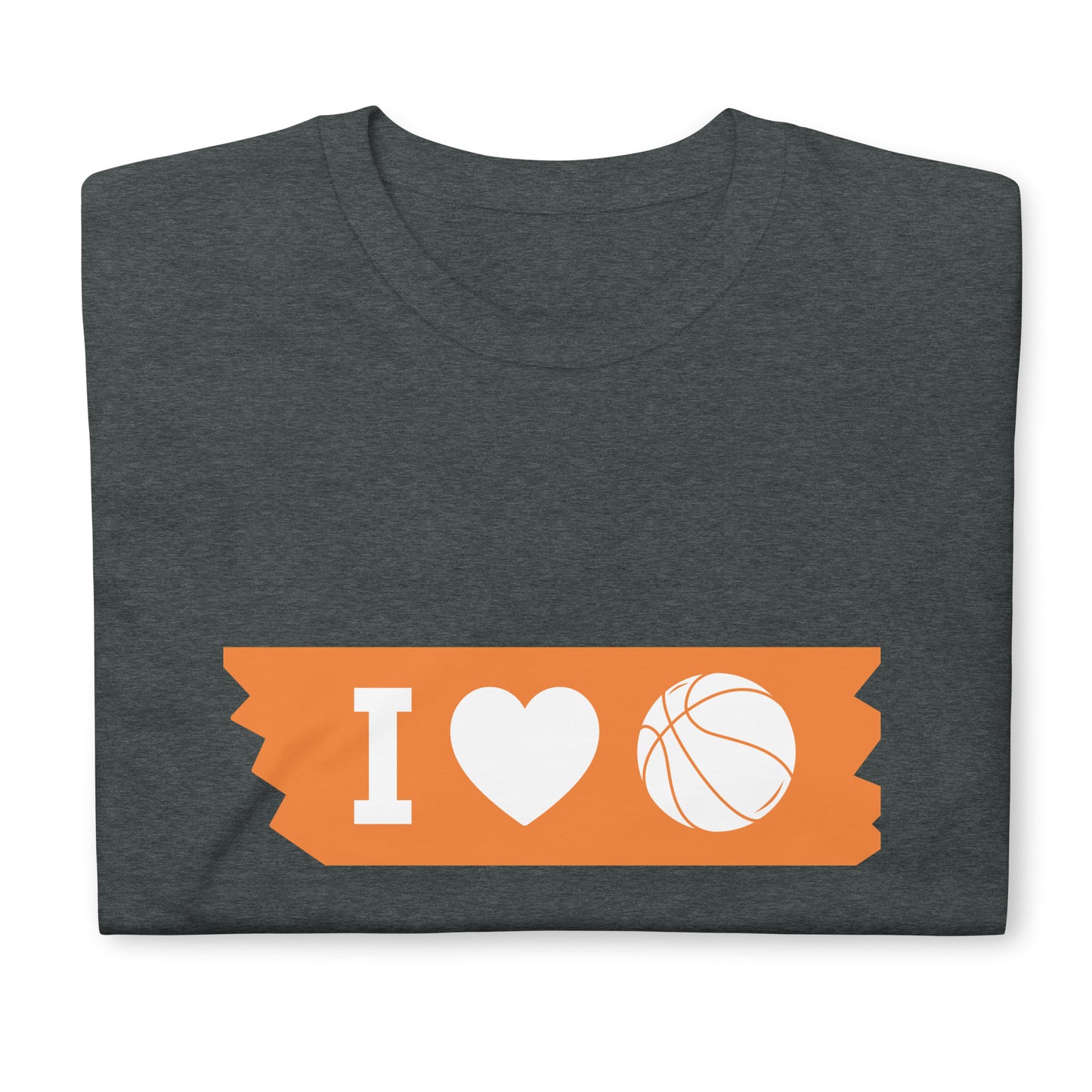 Maglietta unisex a maniche corte I LOVE BASKET