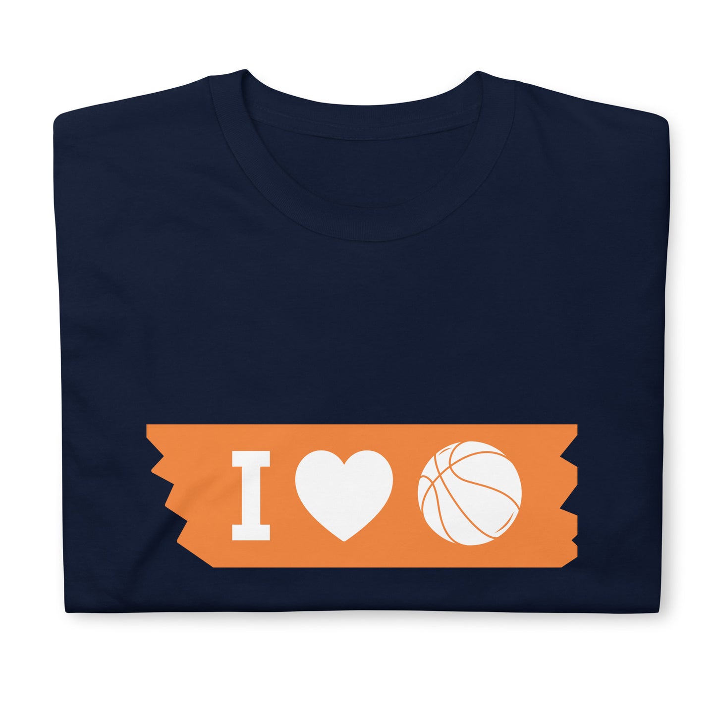 Maglietta unisex a maniche corte I LOVE BASKET