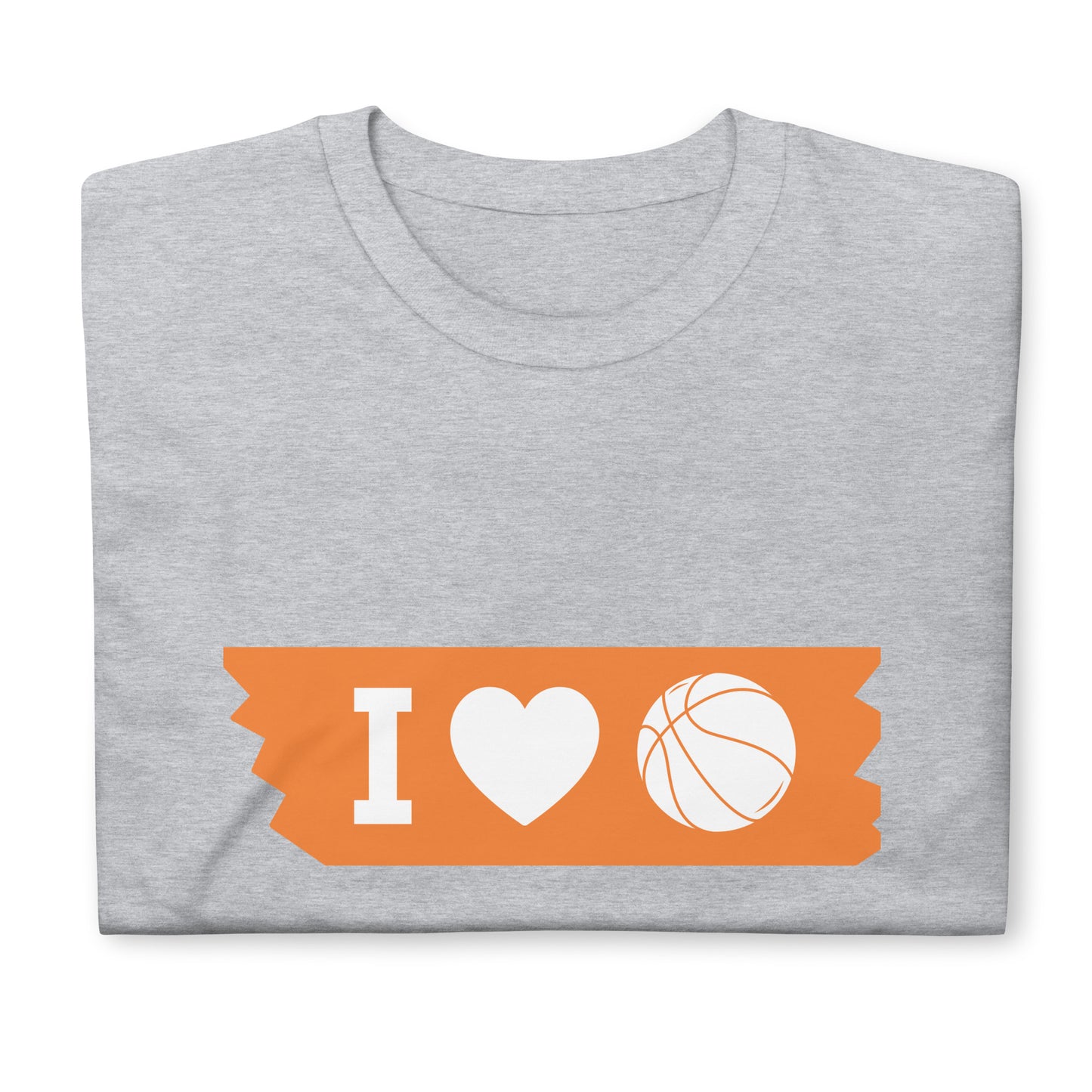 Maglietta unisex a maniche corte I LOVE BASKET