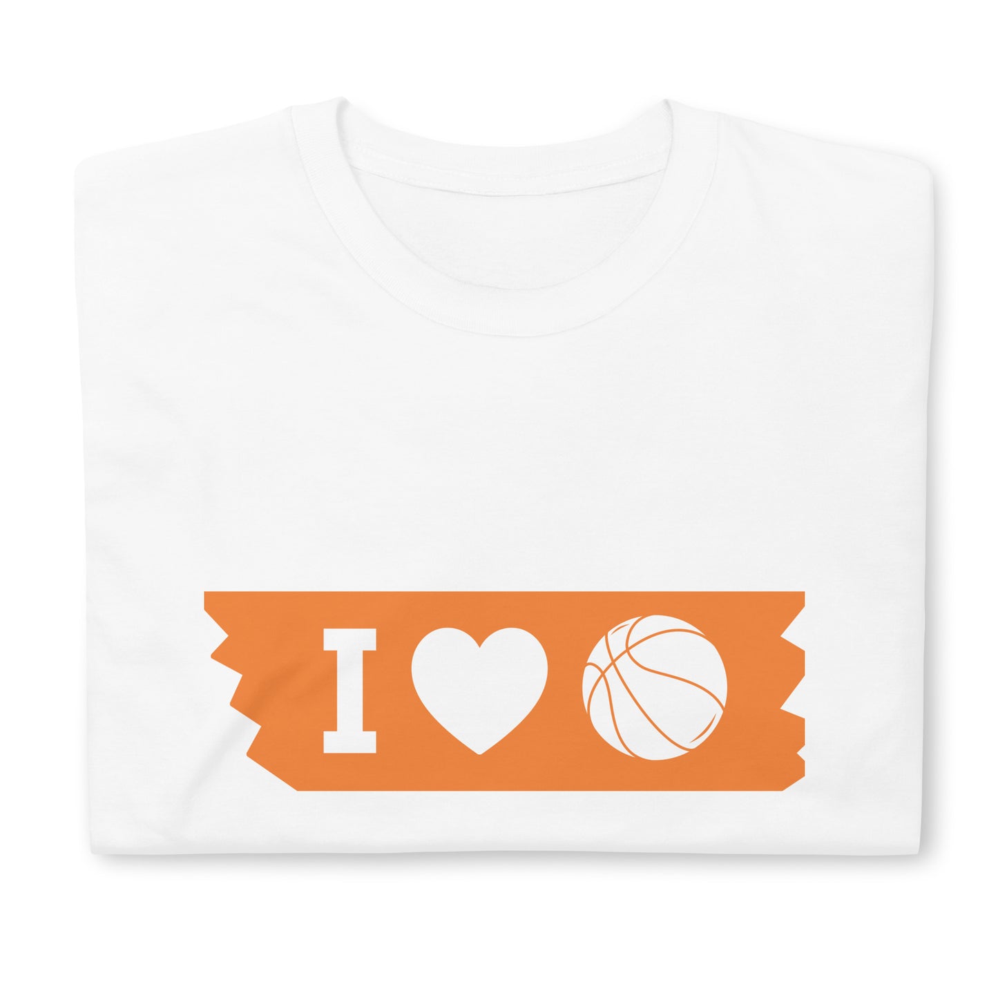 Maglietta unisex a maniche corte I LOVE BASKET