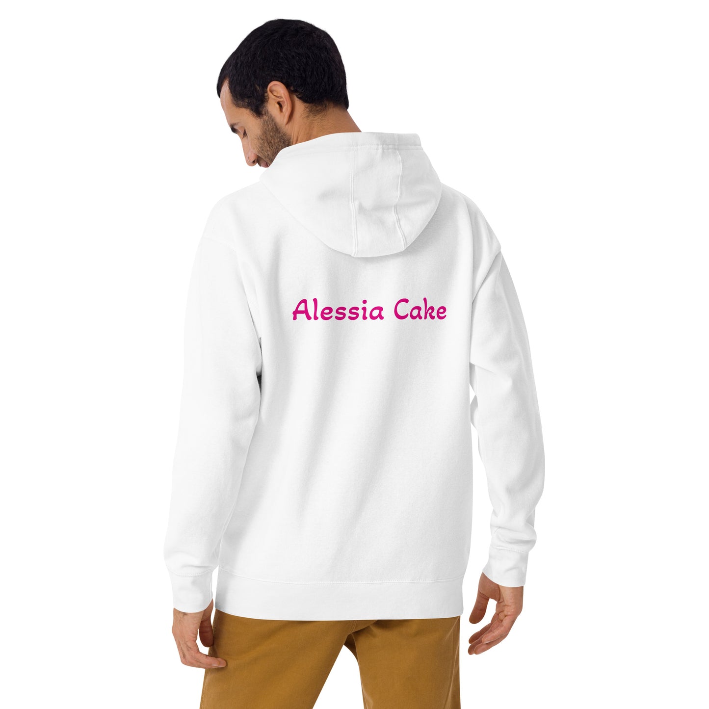 Felpa con cappuccio unisex Alessia Cake