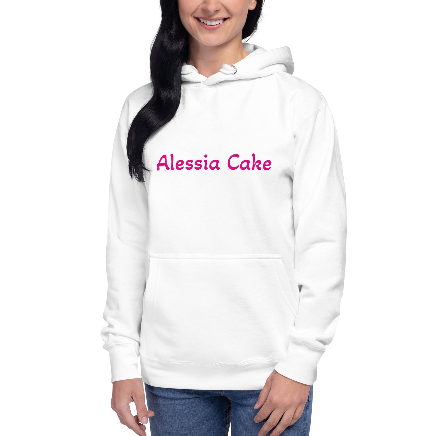 Felpa con cappuccio unisex Alessia Cake