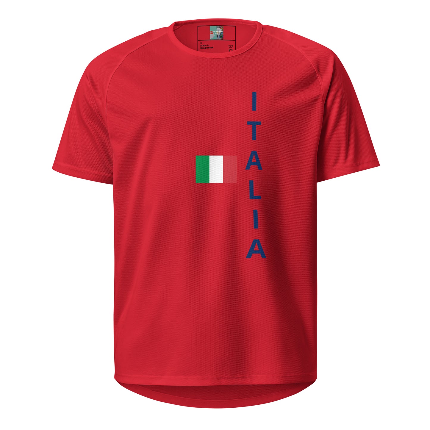 Maglietta sportiva unisex ITALIA