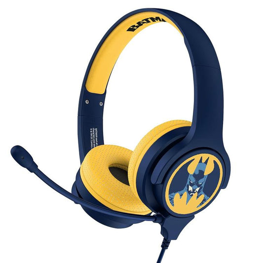 Otl Batman Wired Headphones For Kids Nintendo Switch Smartphones PS4 PS5 Tablets PC