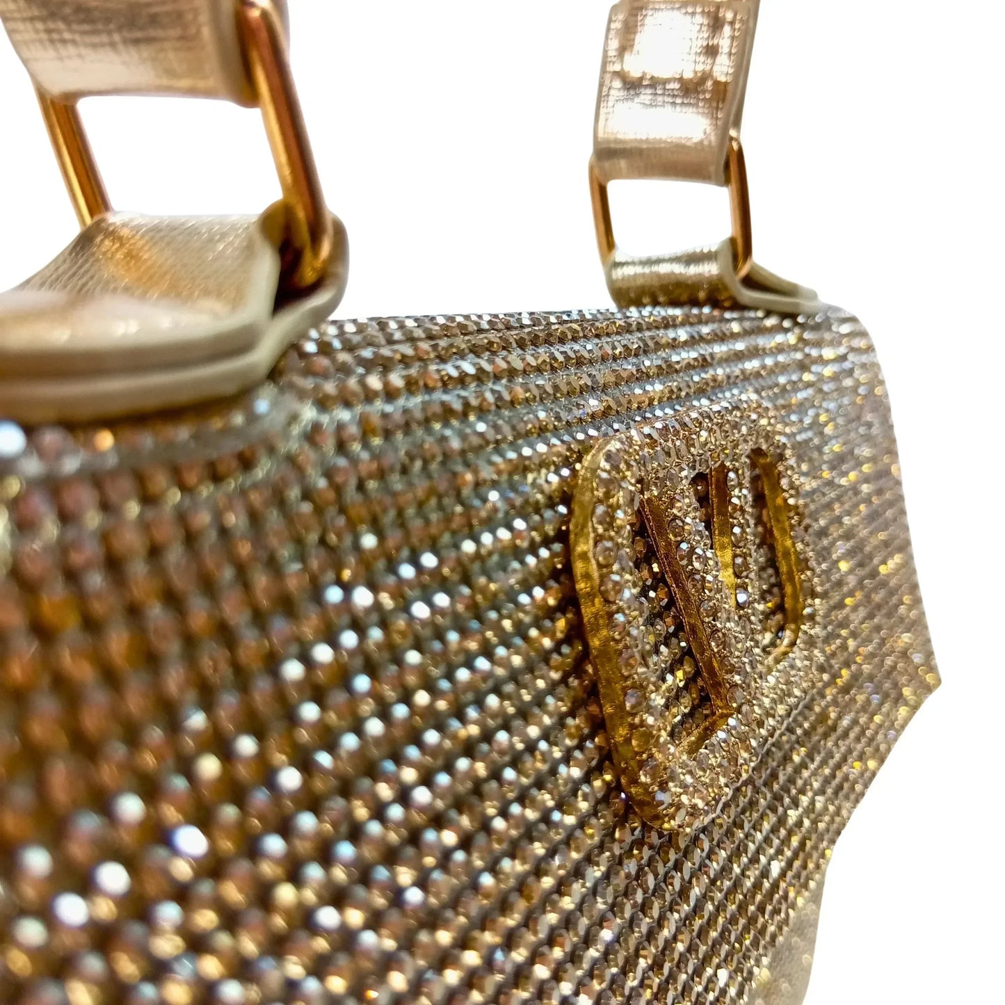 Valentini Rhinestone Clutch Bag