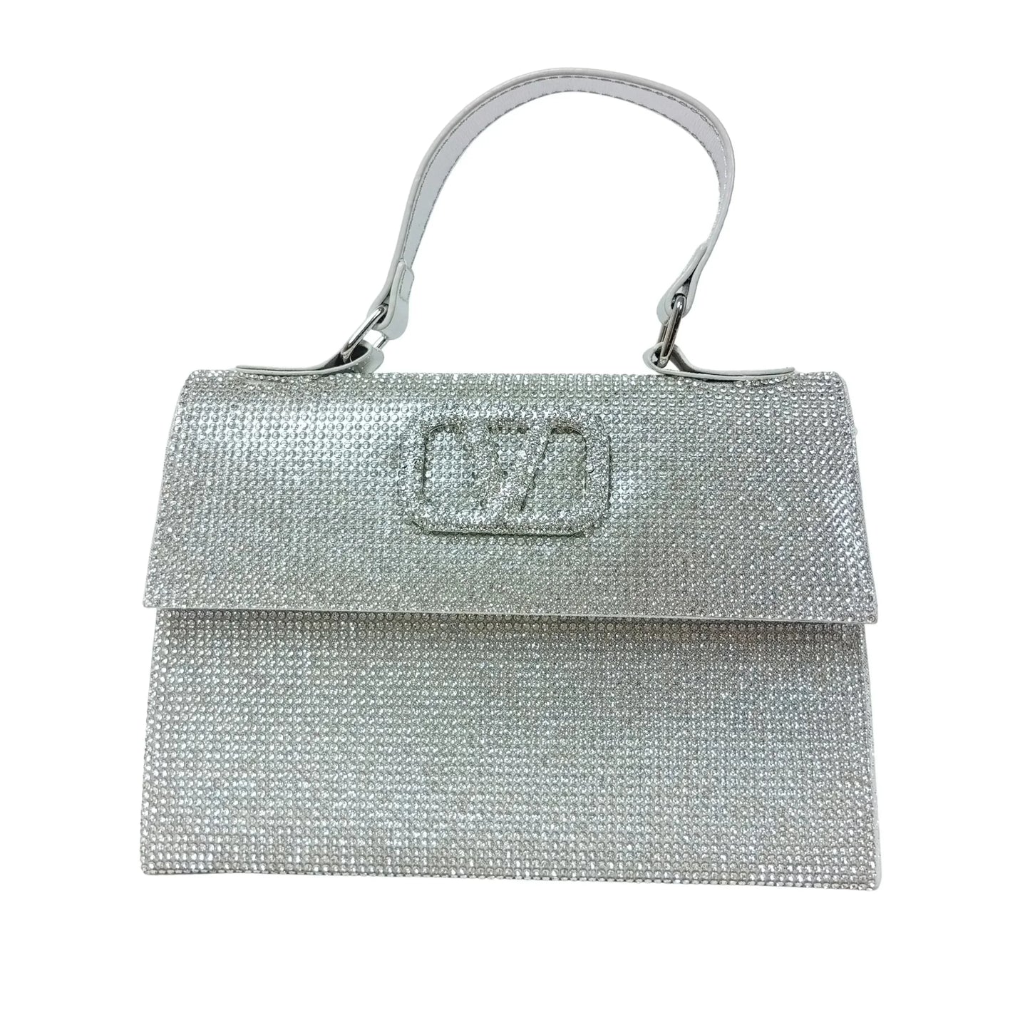 Valentini Rhinestone Clutch Bag