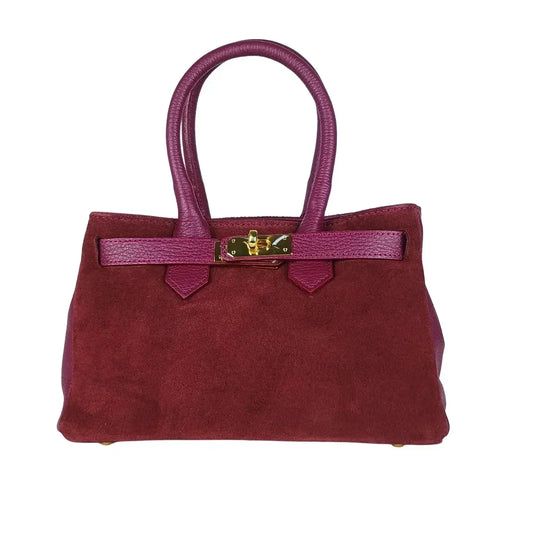 Velinara MS-5494 Suede Leather Handbag