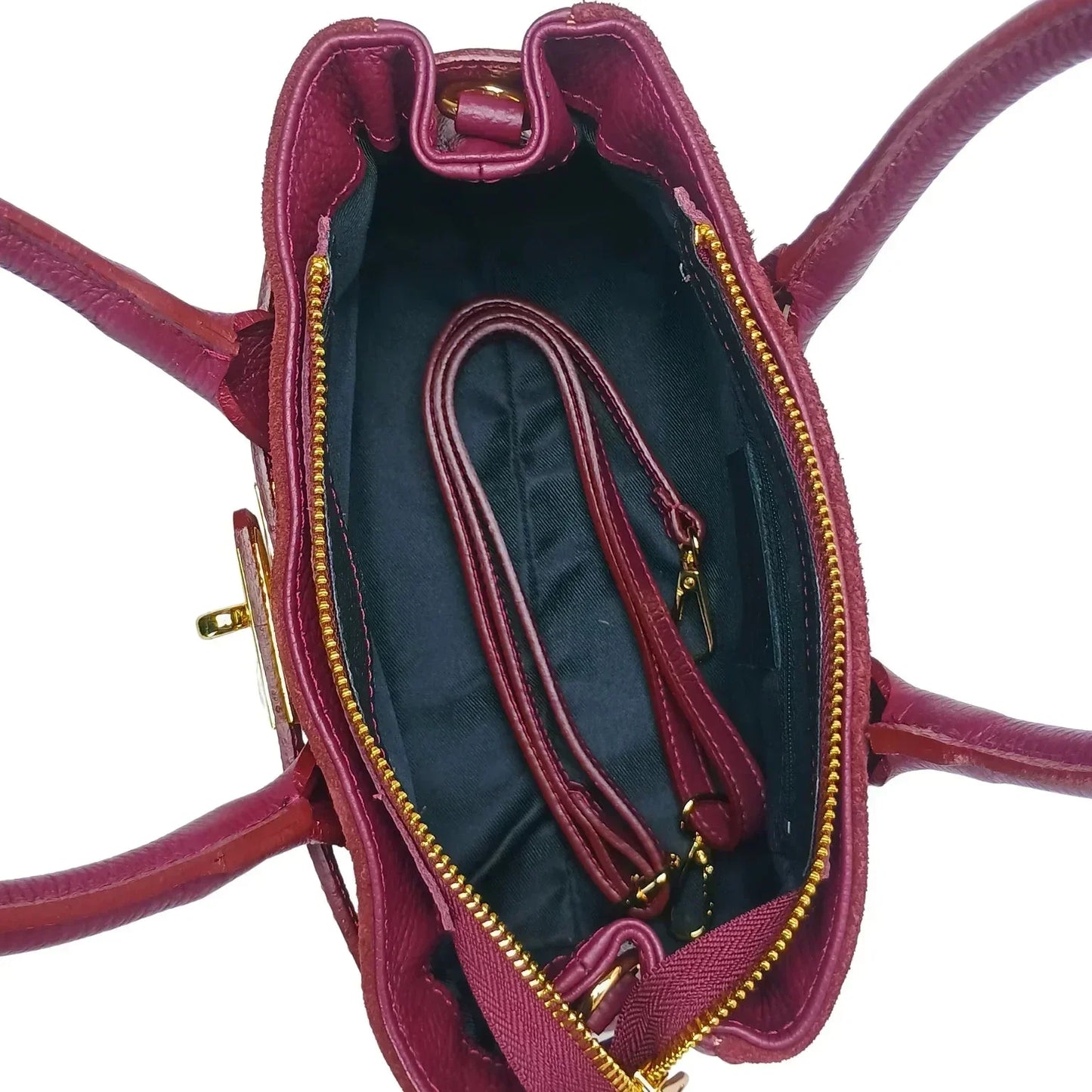 Velinara MS-5494 Suede Leather Handbag