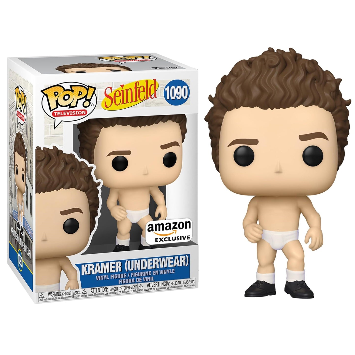 Funko Pop Television Seinfeld - (1090) Kramer (Underwear) - Figure 9cm