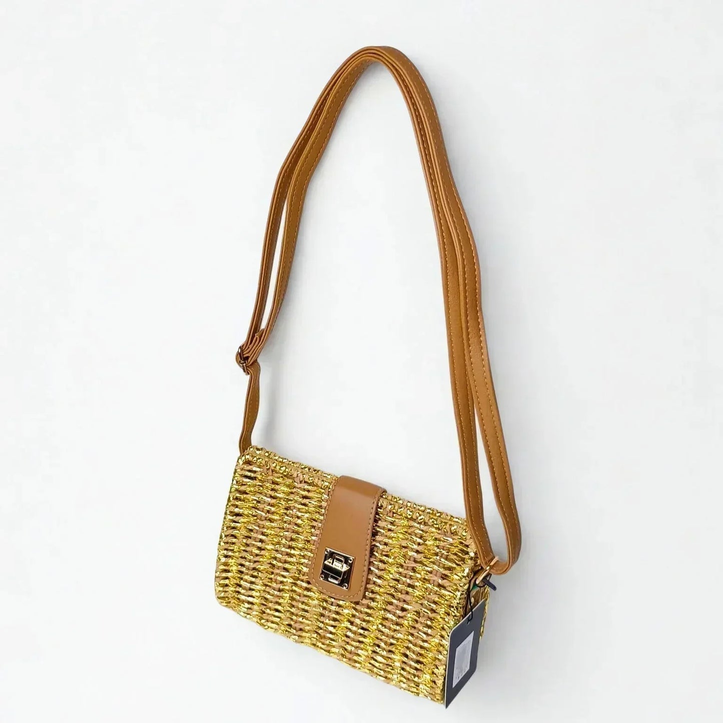 Woven Crossbody Bag - MS-7066