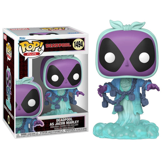 Funko Pop ! Plus - Deadpool (1494) Deadpool as Jacob Marley Figure 9cm