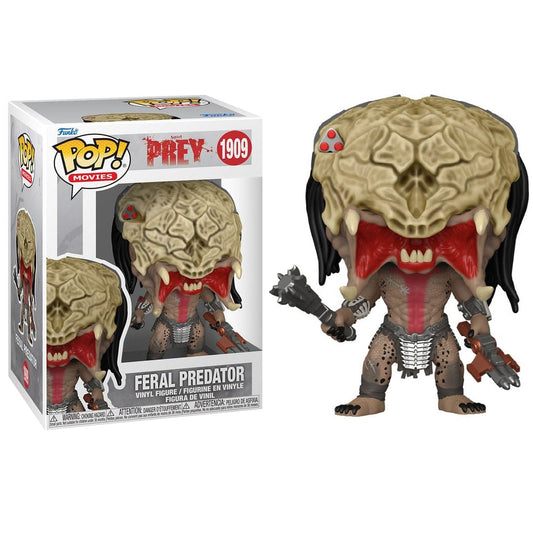 Funko Pop ! Plus Movies Prey -(1909) Feral Predator Vinyl Figure 10cm