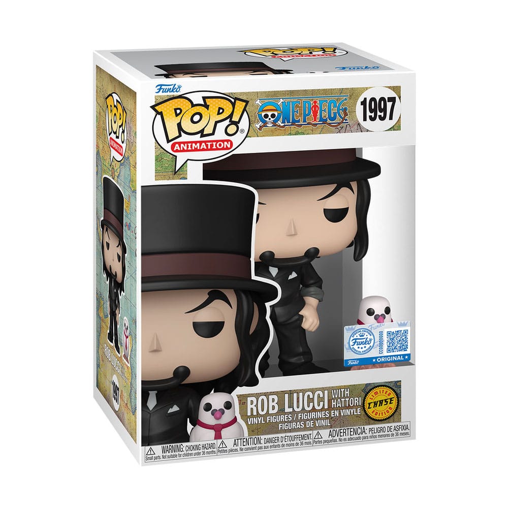 Funko Pop ! Animation One Piece - (1997) Rob Lucci Vinile 9Cm Chase Edition 9Cm