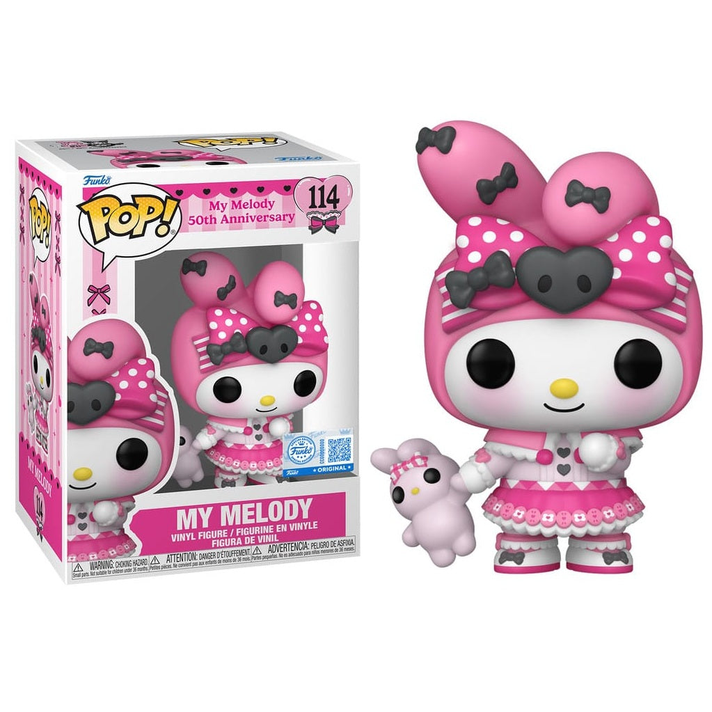 Funko Pop ! Hello Kitty My Melody 50th - (114) My Melody W/ Toy 9cm
