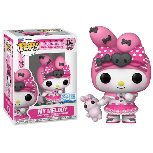 Funko Pop ! Hello Kitty My Melody 50th - (114) My Melody W/ Toy 9cm