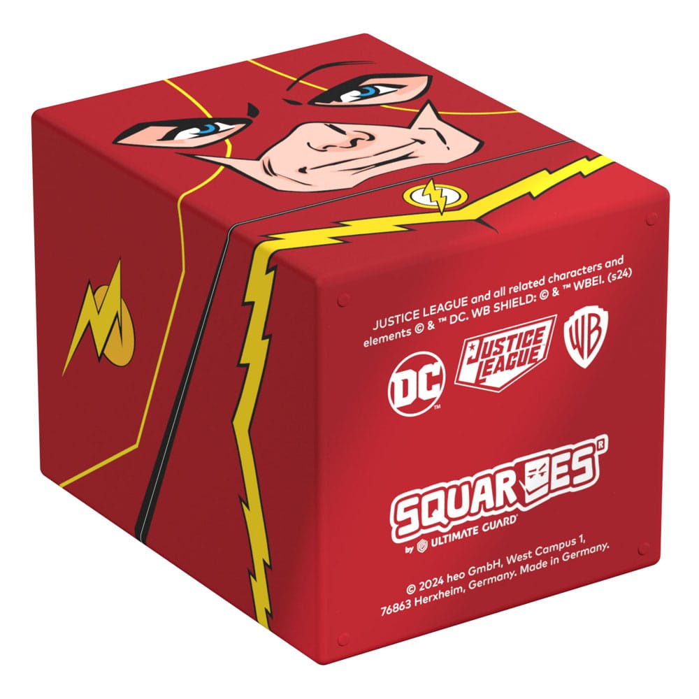 Squaroes Justice League JL004 (The Flash) Box Collezione Scatola Porta Mazzo Carte TCG