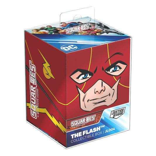 Squaroes Justice League JL004 (The Flash) Box Collezione Scatola Porta Mazzo Carte TCG