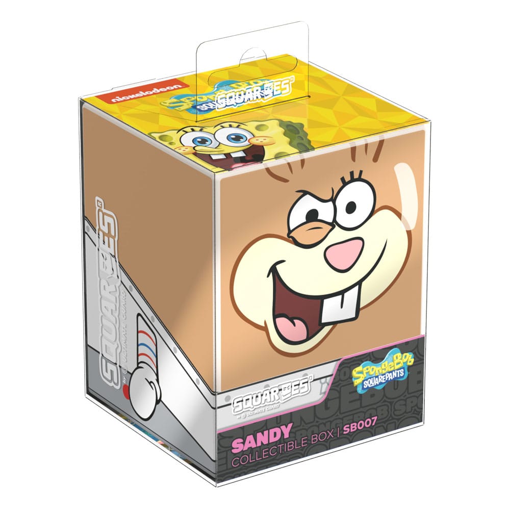 Squaroes Spongebob SB007 (Sandy) Box da Collezione Scatola Porta Mazzo Carte TCG