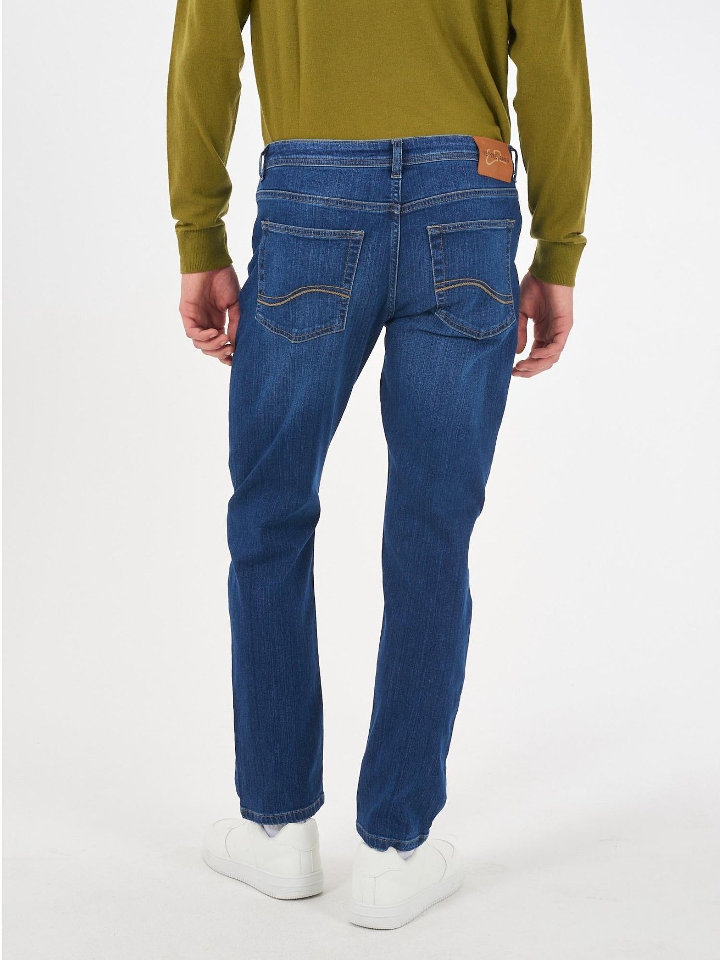 Yes Zee Jeans 5 Tasche Skinny Fit Uomo Blu Rinse