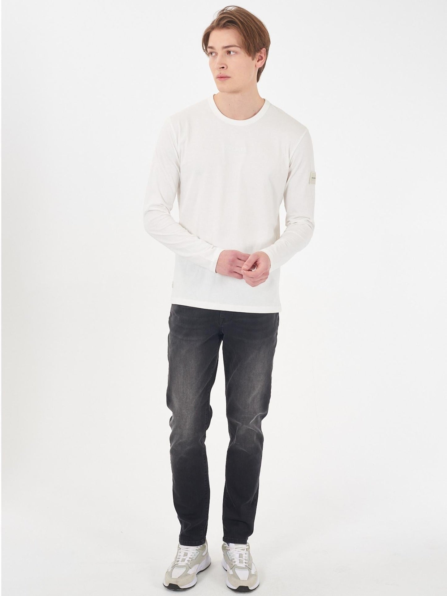 Yes Zee Jeans 5 Tasche Slim Fit Uomo Nero Stone