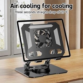 Supporto Pieghevole per Tablet e Notebook con Rotazione a 360° – Ergonomico e Regolabile