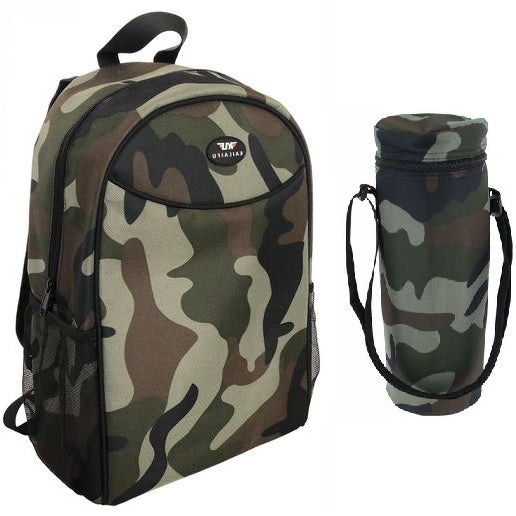 BORSA TERMICA ZAINO TERMICO FRIGO + PORTABOTTIGLIE CAMPEGGIO MARE VIAGGIO PICNIC